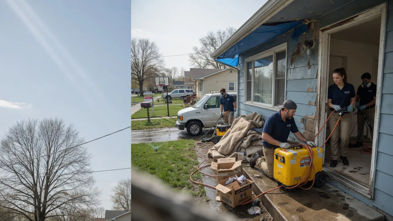 Basement Flood Cleanup in Nickerson, KS near me